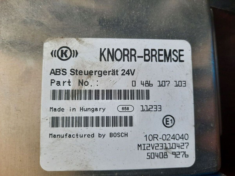 Volvo KNOR-BREMSE EBS 0486106063, 0486106028.\\\\ 0486106050 .\\ 063\\ - Centralina electrónica: foto 5 Volvo KNOR-BREMSE EBS 0486106063, 0486106028.\\\\ 0486106050 .\\ 063\\ - Centralina electrónica: foto 5