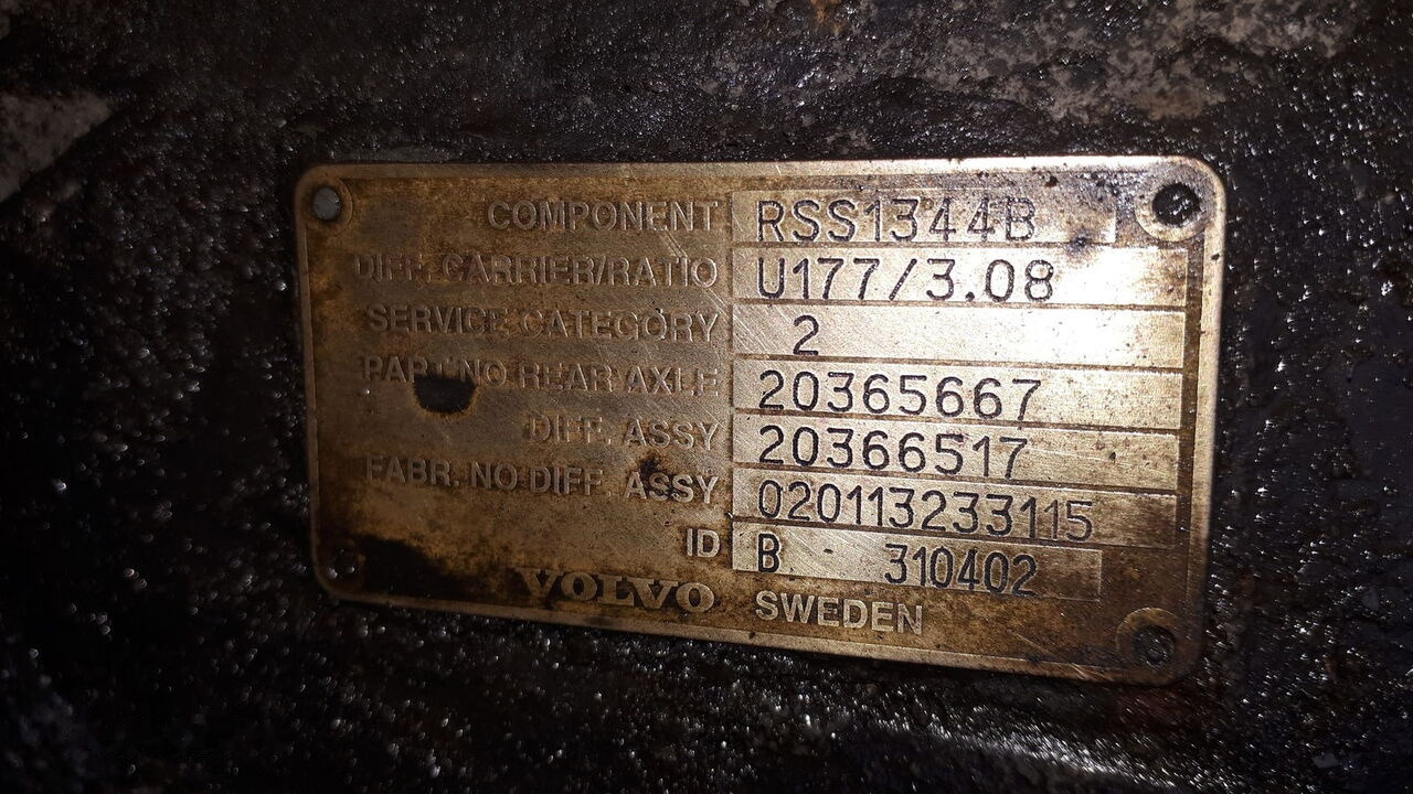 Volvo MS17X.- 2.85/ 3.08 .\5.29\ 5.63. Volvo FH12\ FH-13 truck - Diferencial de Caminhão: foto 2 Volvo MS17X.- 2.85/ 3.08 .\5.29\ 5.63. Volvo FH12\ FH-13 truck - Diferencial de Caminhão: foto 2