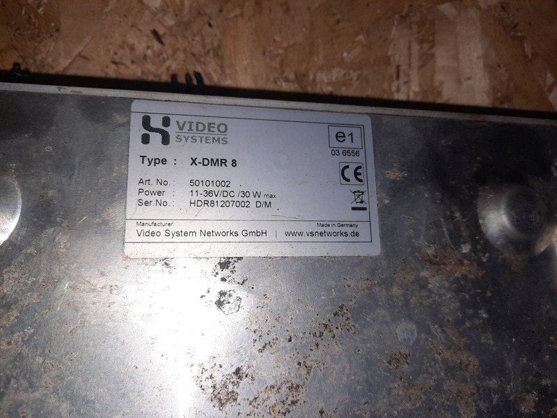 Sistema elétrico nuevo Volvo Video system x-dmr 8 R8 Compact RJ45: foto 16