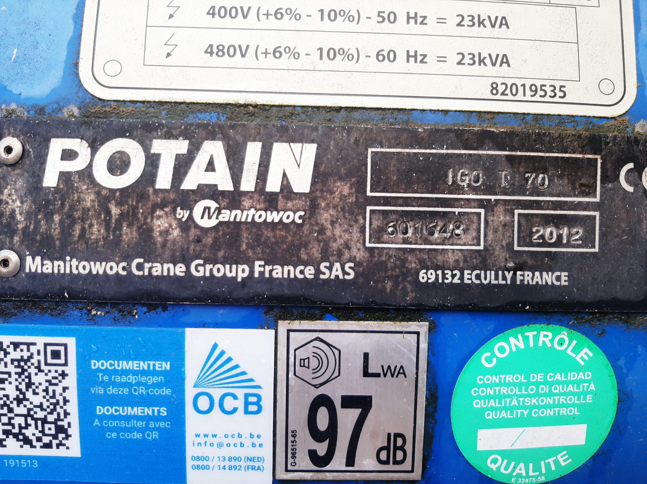 Potain IGO T70A - Grua automontante: foto 3 Potain IGO T70A - Grua automontante: foto 3