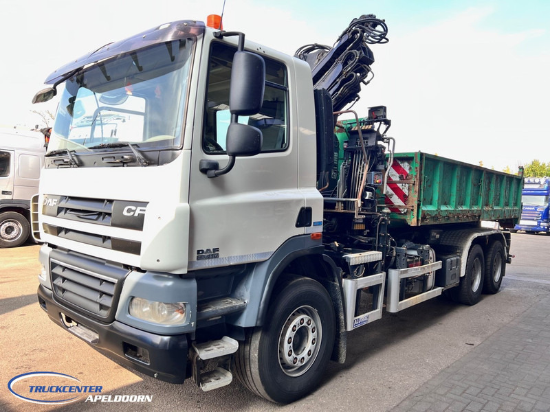 DAF CF 85.410 ATE, Hiab 166, 6x4 Steel spring - Caminhão basculante, Caminhão grua: foto 3 DAF CF 85.410 ATE, Hiab 166, 6x4 Steel spring - Caminhão basculante, Caminhão grua: foto 3