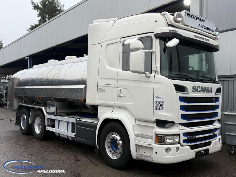 Scania R580 V8 Retarder, Stuuras, 15000 Liter roestvrijstalen tank - Caminhão tanque: foto 1 Scania R580 V8 Retarder, Stuuras, 15000 Liter roestvrijstalen tank - Caminhão tanque: foto 1