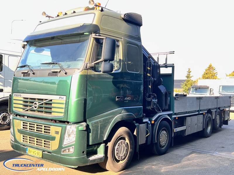 Volvo FH 440 HIAB 800 E4, 8x2 - Camião de caixa aberta/ Plataforma, Caminhão grua: foto 3 Volvo FH 440 HIAB 800 E4, 8x2 - Camião de caixa aberta/ Plataforma, Caminhão grua: foto 3