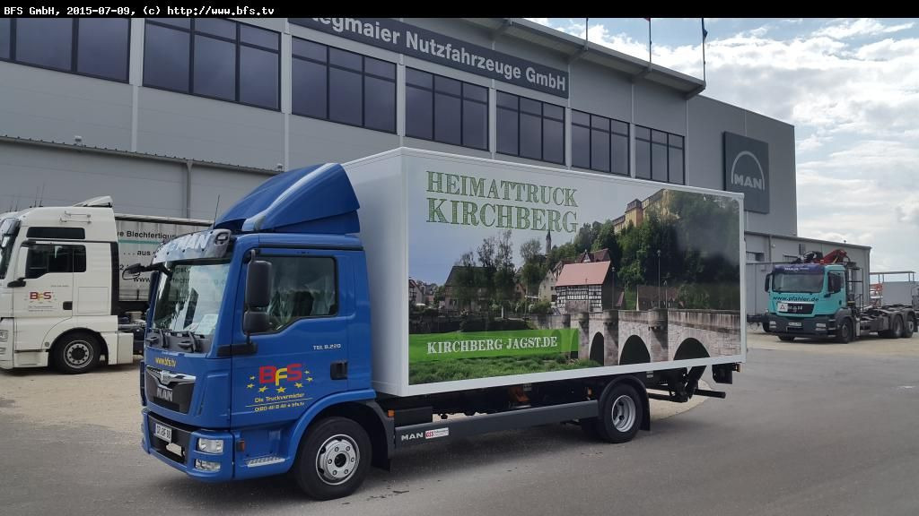 MAN TGL 8.220 4x2 BL EURO 6 Koffer Heimattruck - Carrinha de contentor: foto 2 MAN TGL 8.220 4x2 BL EURO 6 Koffer Heimattruck - Carrinha de contentor: foto 2