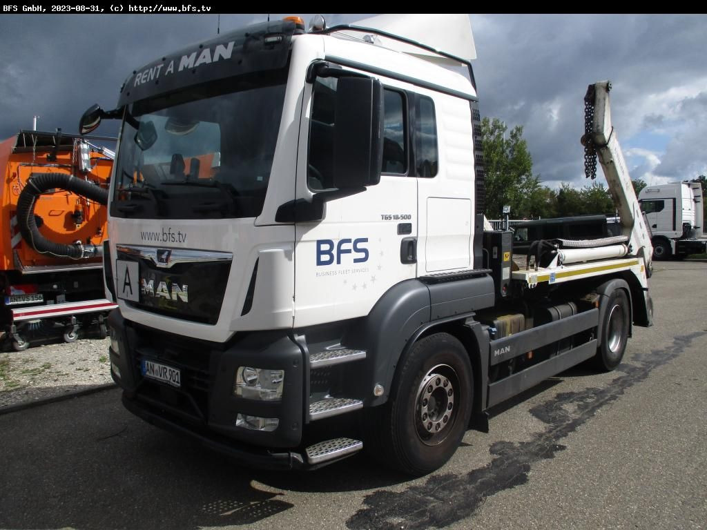 MAN TGS 18.500 4x2 BL Meiller AK 12 , Hochkippeinric - Caminhão multibenne: foto 1 MAN TGS 18.500 4x2 BL Meiller AK 12 , Hochkippeinric - Caminhão multibenne: foto 1