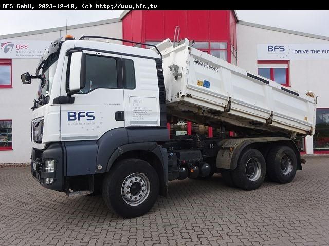 MAN TGS 26.500 6x4 BB MEILLER Bordmatik links, Motor - Caminhão basculante: foto 2 MAN TGS 26.500 6x4 BB MEILLER Bordmatik links, Motor - Caminhão basculante: foto 2