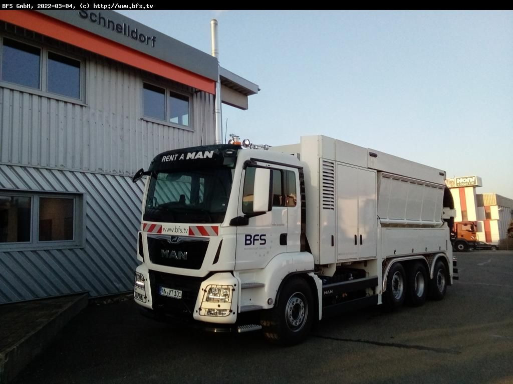 MAN TGS 35.510 8X4-4 BL RSP Saugbagger - Caminhão limpa fossa: foto 1 MAN TGS 35.510 8X4-4 BL RSP Saugbagger - Caminhão limpa fossa: foto 1