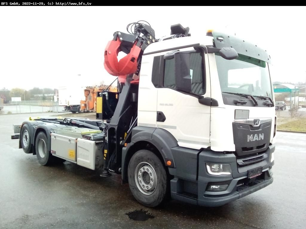 MAN TGS (TG3) 26.510 6x2-4 BL Recyclingkran - Caminhão polibenne: foto 2 MAN TGS (TG3) 26.510 6x2-4 BL Recyclingkran - Caminhão polibenne: foto 2