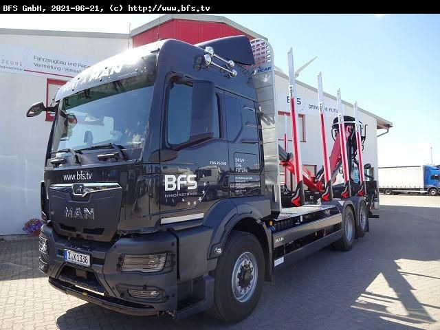 MAN TGS (TG3) 26.510 6x4H-4 BL CH Kurzholz Bio Öl - Caminhão florestal: foto 1 MAN TGS (TG3) 26.510 6x4H-4 BL CH Kurzholz Bio Öl - Caminhão florestal: foto 1