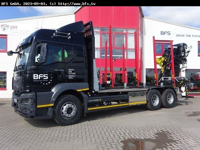 MAN TGS (TG3) 33.510 6x4 BL CH Loglift Holzladekran - Caminhão florestal: foto 2 MAN TGS (TG3) 33.510 6x4 BL CH Loglift Holzladekran - Caminhão florestal: foto 2