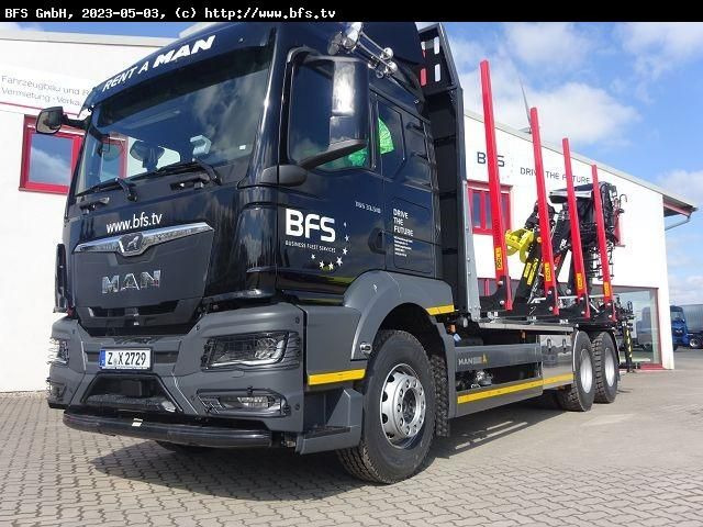 MAN TGS (TG3) 33.510 6x4 BL CH Loglift Holzladekran - Caminhão florestal: foto 1 MAN TGS (TG3) 33.510 6x4 BL CH Loglift Holzladekran - Caminhão florestal: foto 1