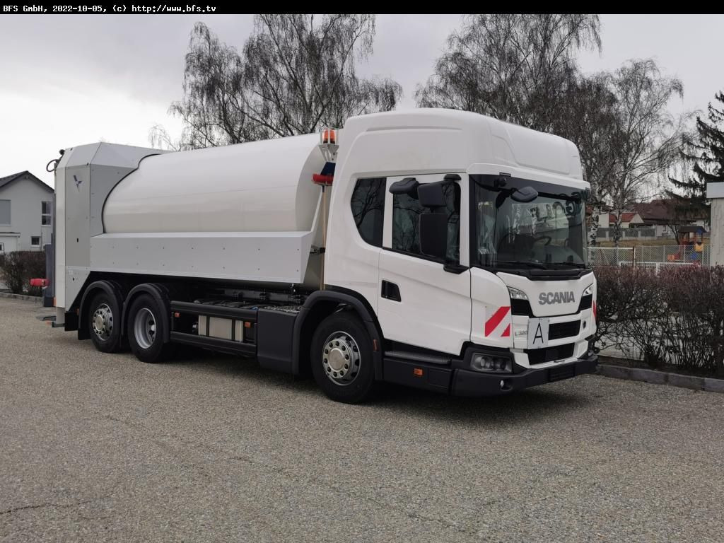 Scania L320 B6x2*4NB HS HL ROTOlympus Typ 205/20,0 Nake - Caminhão de lixo: foto 1 Scania L320 B6x2*4NB HS HL ROTOlympus Typ 205/20,0 Nake - Caminhão de lixo: foto 1