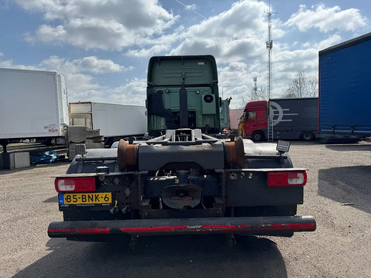 Caminhão polibenne DAF CF 450 6X2 EURO 6 VDL 21T HOOK LIFTING AXLE: foto 10
