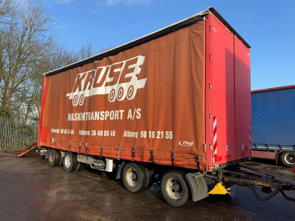 Fliegl VPS 320 HYDRAULIC RAMP 3,15 M 4X BPW AXLE UOPLYS - Reboque de lona: foto 1 Fliegl VPS 320 HYDRAULIC RAMP 3,15 M 4X BPW AXLE UOPLYS - Reboque de lona: foto 1