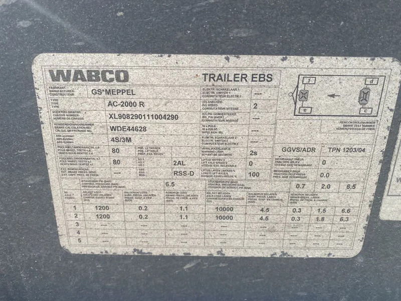 Reboque transportador de contêineres/ Caixa móvel GS AIC-2000 - BPW + BDF SYSTEM: foto 15