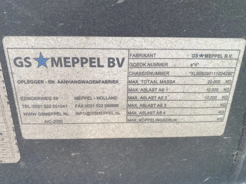 Reboque transportador de contêineres/ Caixa móvel GS AIC-2000 - BPW + BDF SYSTEM: foto 14