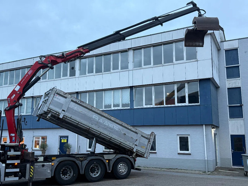 MAN TGS 35.480 8X4 + HMF 2420-K3 REMOTE + TIPPER - Caminhão basculante, Caminhão grua: foto 3 MAN TGS 35.480 8X4 + HMF 2420-K3 REMOTE + TIPPER - Caminhão basculante, Caminhão grua: foto 3