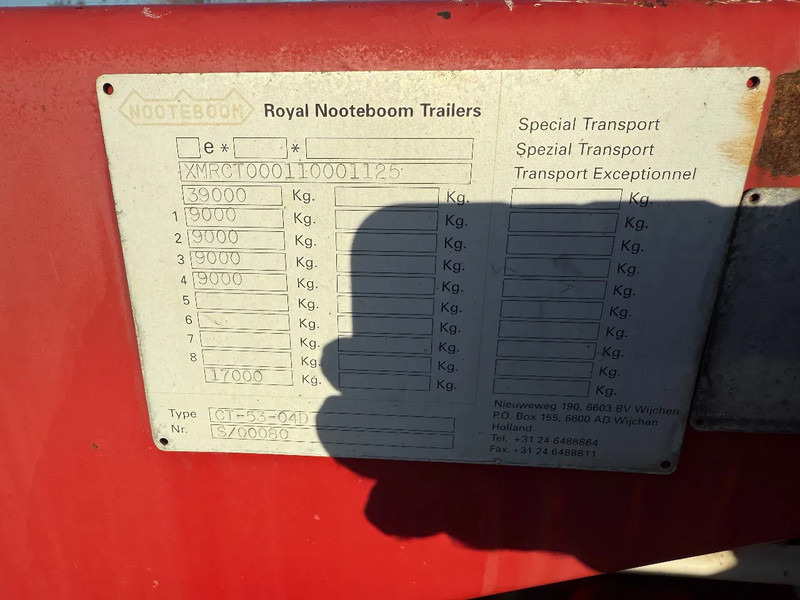 Locação de Nooteboom CT-53-04D + CT-26-01,COMBITRAILER 2x20-30-40-45ft HC, 3 X LIFT 2 X STUUR TUV TILL 08-03-2026 Nooteboom CT-53-04D + CT-26-01,COMBITRAILER 2x20-30-40-45ft HC, 3 X LIFT 2 X STUUR TUV TILL 08-03-2026: foto 19