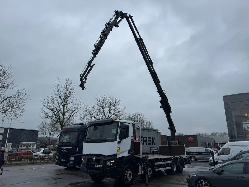 Renault C430 8X4 - EURO 6 + HIAB 288 E-5 + JIB 70X-4 + REMOTE + FULL STEEL SUSP. TÜV TILL 12-2025 - Caminhão grua: foto 3 Renault C430 8X4 - EURO 6 + HIAB 288 E-5 + JIB 70X-4 + REMOTE + FULL STEEL SUSP. TÜV TILL 12-2025 - Caminhão grua: foto 3