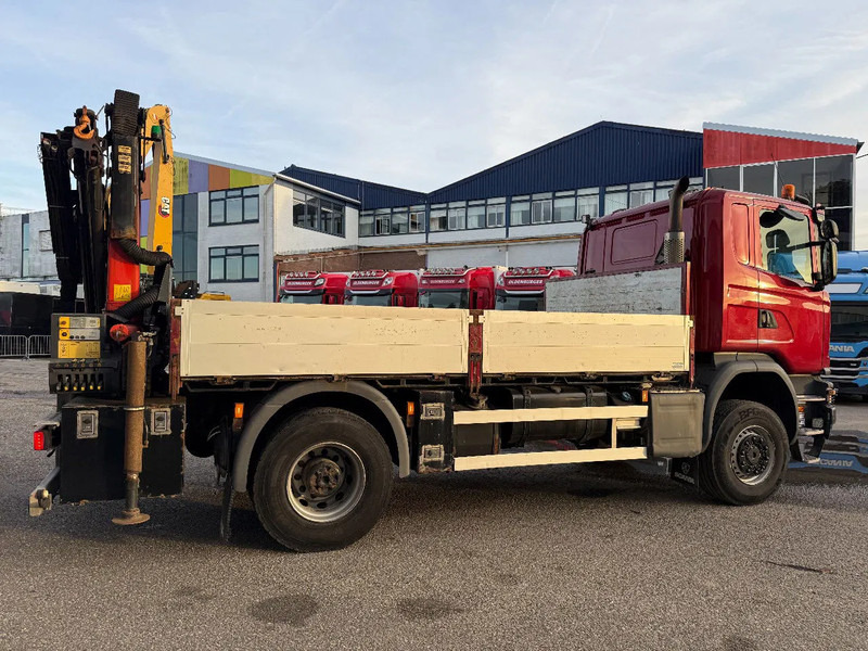 Caminhão grua Scania G370 4X4 EURO 6 + 3-SIDE TIPPER + PALFINGER PK9002 + REMOTE: foto 12