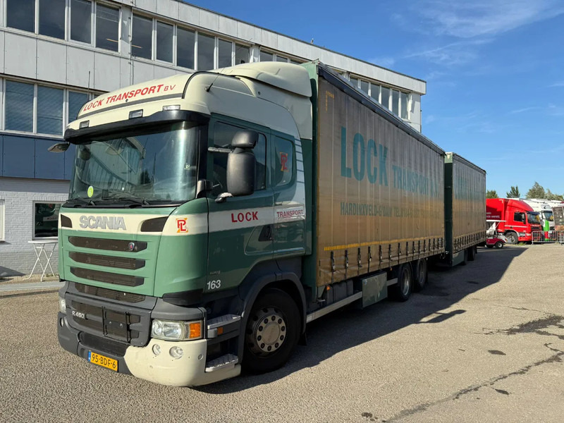 Scania R450 6X2 + DRACO AANHANGER 2010 TUV TILL 17-08-2026 - Caminhão com lona: foto 2 Scania R450 6X2 + DRACO AANHANGER 2010 TUV TILL 17-08-2026 - Caminhão com lona: foto 2