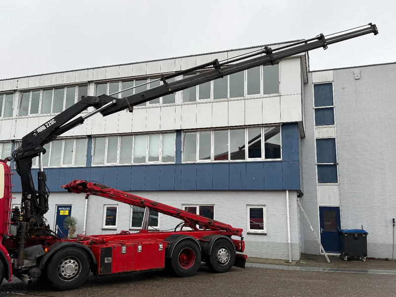 Scania R480 8X2 + HIAB 220-4 + REMOTE + HIAB MULTILIFT - Caminhão com sistema de cabo, Caminhão grua: foto 3 Scania R480 8X2 + HIAB 220-4 + REMOTE + HIAB MULTILIFT - Caminhão com sistema de cabo, Caminhão grua: foto 3