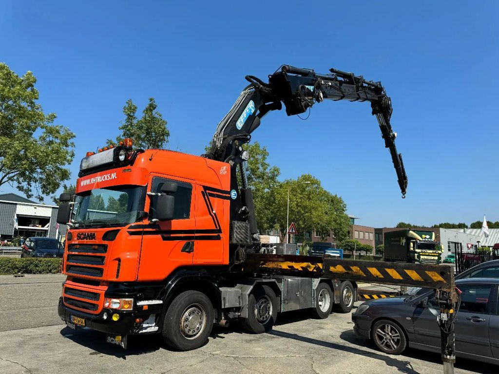 Scania R560 V8 8X2 + EFFER CRANE 1550 6S + FLYJIP 6XHYD - Caminhão grua: foto 1 Scania R560 V8 8X2 + EFFER CRANE 1550 6S + FLYJIP 6XHYD - Caminhão grua: foto 1