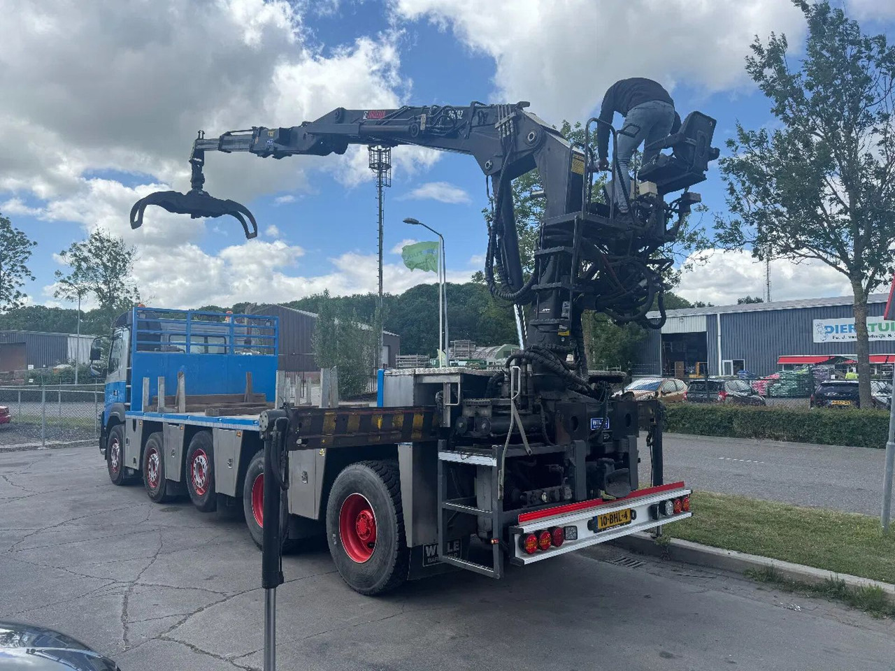 Volvo FMX 460 10X4 HIAB J2640ZT + HULTDINS GRIJPER HUB - Camião de caixa aberta/ Plataforma, Caminhão grua: foto 5 Volvo FMX 460 10X4 HIAB J2640ZT + HULTDINS GRIJPER HUB - Camião de caixa aberta/ Plataforma, Caminhão grua: foto 5
