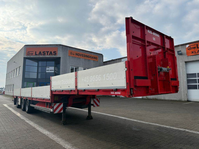 KEL-BERG 3-axle Stepdeck/Tiefbettauflieger/Nedbygget - Semireboque baixa: foto 1 KEL-BERG 3-axle Stepdeck/Tiefbettauflieger/Nedbygget - Semireboque baixa: foto 1