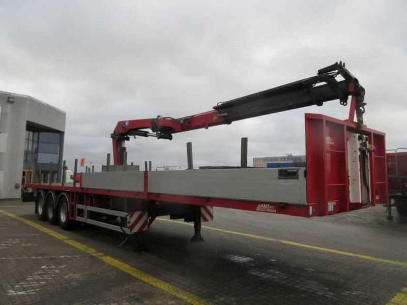 MTDK Cranetrailer/Kranauflieger/Krantrailer - Semi-reboque plataforma/ Caixa aberta: foto 2 MTDK Cranetrailer/Kranauflieger/Krantrailer - Semi-reboque plataforma/ Caixa aberta: foto 2