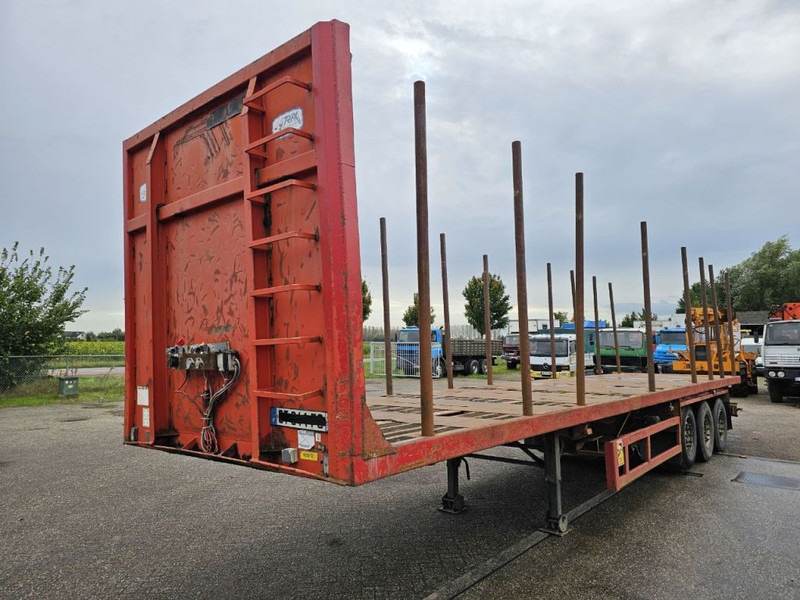 Trax 3 Meter extendable - MAX 15.5 meter long + Lifting axle - Semi-reboque plataforma/ Caixa aberta: foto 1 Trax 3 Meter extendable - MAX 15.5 meter long + Lifting axle - Semi-reboque plataforma/ Caixa aberta: foto 1
