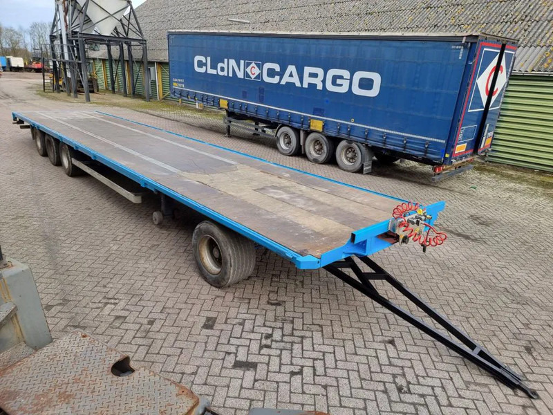 Van Hool 13.60 M LONG - 1 M HIGH - SUPER SINGLE TIRES - DRUM BRAKES - Reboque plataforma/ Caixa aberta: foto 3 Van Hool 13.60 M LONG - 1 M HIGH - SUPER SINGLE TIRES - DRUM BRAKES - Reboque plataforma/ Caixa aberta: foto 3