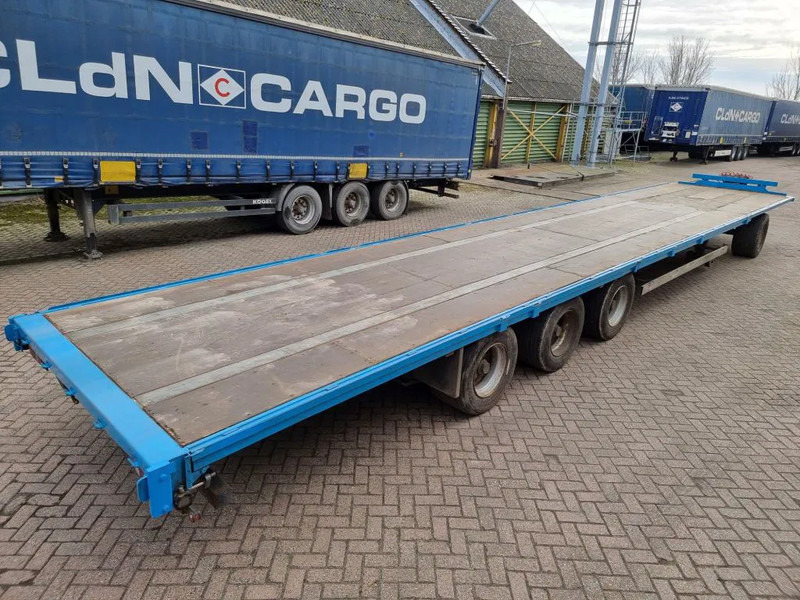 Van Hool 13.60 M LONG - 1 M HIGH - SUPER SINGLE TIRES - DRUM BRAKES - Reboque plataforma/ Caixa aberta: foto 4 Van Hool 13.60 M LONG - 1 M HIGH - SUPER SINGLE TIRES - DRUM BRAKES - Reboque plataforma/ Caixa aberta: foto 4