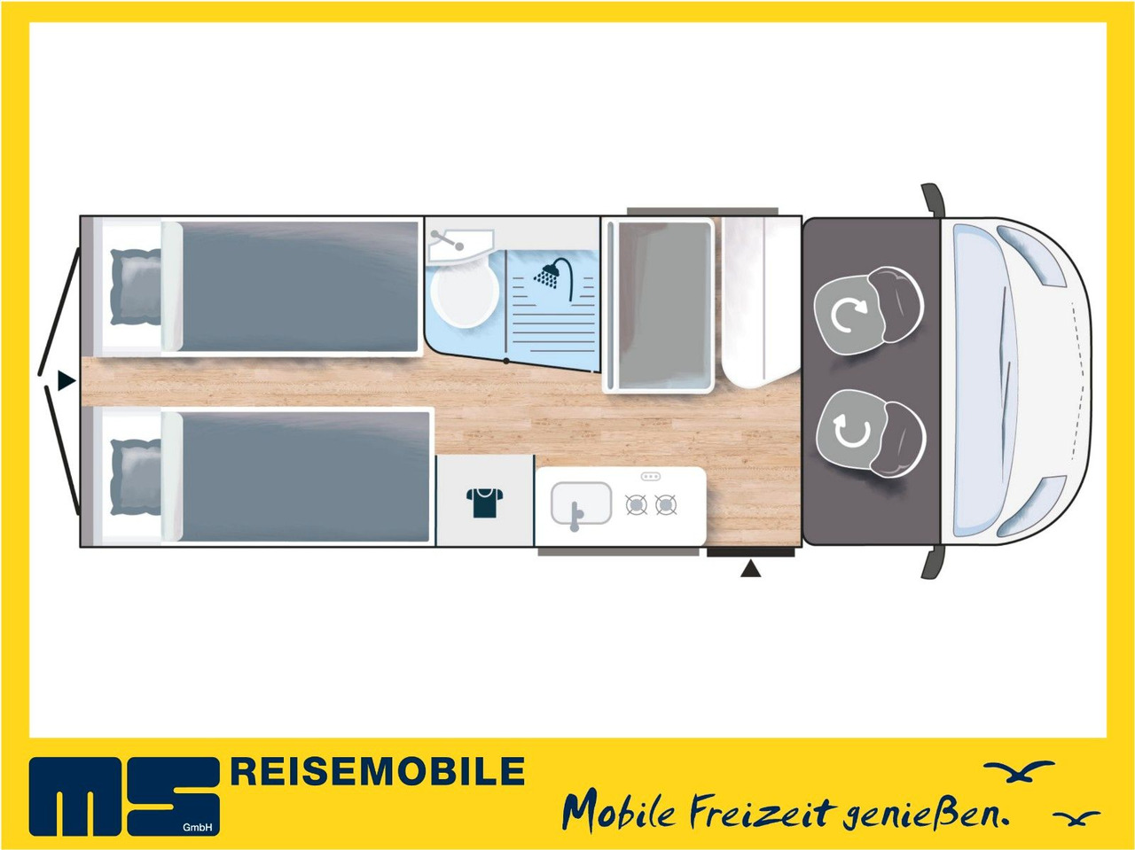Chausson V697 FIRST LINE / -2025- / 140PS / EINZELBETTEN - Campervan: foto 2 Chausson V697 FIRST LINE / -2025- / 140PS / EINZELBETTEN - Campervan: foto 2