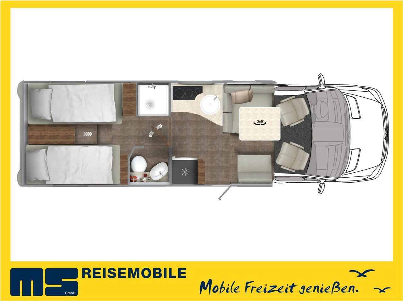Eura Mobil CONTURA 766 EB / LUMINARY PAKET / EINZELBETTEN - Autocaravana perfilada: foto 2 Eura Mobil CONTURA 766 EB / LUMINARY PAKET / EINZELBETTEN - Autocaravana perfilada: foto 2