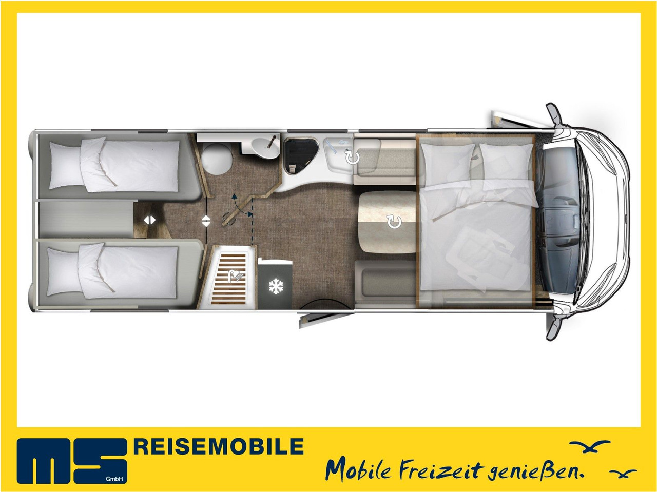 Eura Mobil INTEGRA LINE 720 EF / 180PS-9G 40H /EINZELBETTEN - Autocaravana integral: foto 2 Eura Mobil INTEGRA LINE 720 EF / 180PS-9G 40H /EINZELBETTEN - Autocaravana integral: foto 2