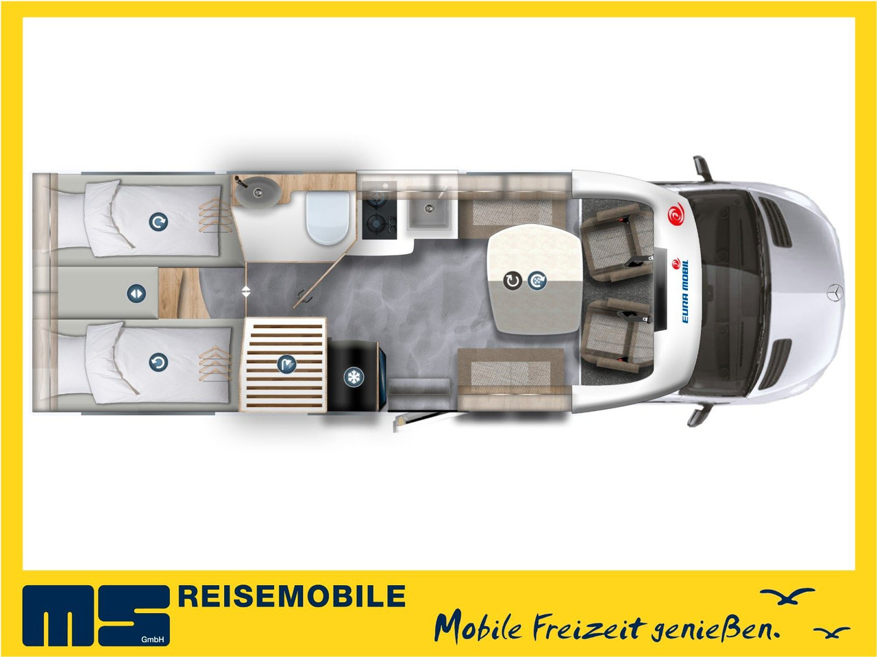 Eura Mobil PROFILA T 726 EF / -2025-/RAUMBAD & EINZELBETTEN - Autocaravana perfilada: foto 2 Eura Mobil PROFILA T 726 EF / -2025-/RAUMBAD & EINZELBETTEN - Autocaravana perfilada: foto 2