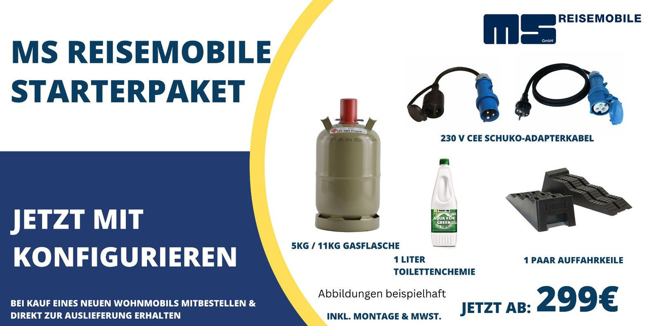 Autocaravana perfilada nuevo Forster T 745 EB /-MODELL 2025- / EINZELBETTEN & RAUMBAD: foto 24