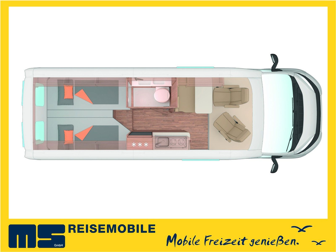 Weinsberg CARABUS GREY 630 ME-EDITION FIRE / MODELL 2026 - Campervan: foto 2 Weinsberg CARABUS GREY 630 ME-EDITION FIRE / MODELL 2026 - Campervan: foto 2