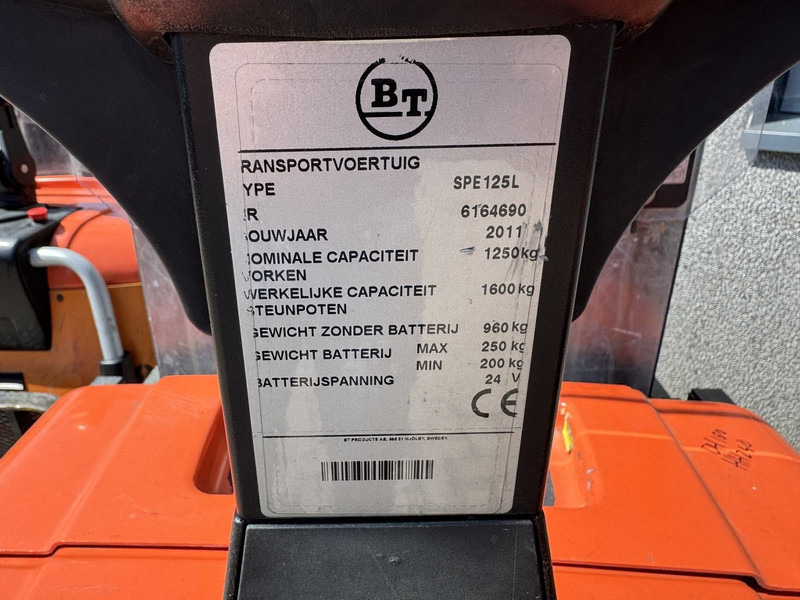 Stacker BT SPE125L: foto 9