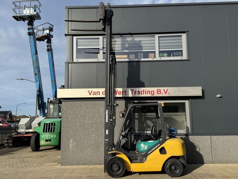 Empilhadeira a gás Komatsu FG25HT-16R Triplo 470 Freelift / Sideshift / Vorkversteller LPG 2008: foto 6 Empilhadeira a gás Komatsu FG25HT-16R Triplo 470 Freelift / Sideshift / Vorkversteller LPG 2008: foto 6