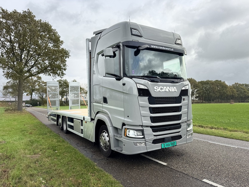 Scania S450 NGS 6X2 Machine Transporter / Oprij Vrachtwagen Euro 6 Automaat - Full Air - 2019 - APK 11-26 - Caminhão transporte de veículos: foto 4 Scania S450 NGS 6X2 Machine Transporter / Oprij Vrachtwagen Euro 6 Automaat - Full Air - 2019 - APK 11-26 - Caminhão transporte de veículos: foto 4