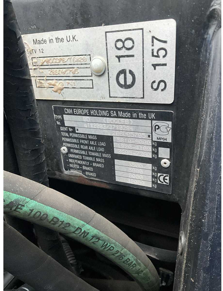 Trator 2011 NEW HOLLAND T6020 ELITE FOUR WHEEL DRIVE FARM TRACTOR: foto 33