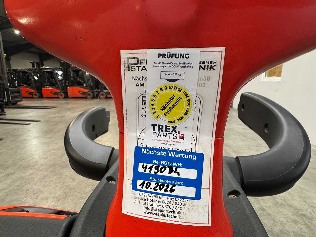 Empilhadeira 2018 SERVICE + UVV 10/2026 LINDE L14API TRIPLEX 470CM PALLET TRUCK PALLET TRUCK ANT SCALES INITIAL STROKE: foto 18 Empilhadeira 2018 SERVICE + UVV 10/2026 LINDE L14API TRIPLEX 470CM PALLET TRUCK PALLET TRUCK ANT SCALES INITIAL STROKE: foto 18