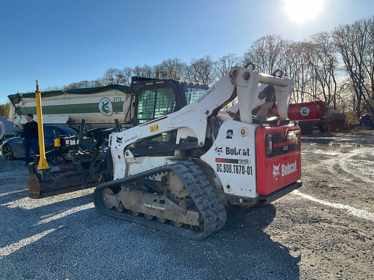 2020 BOBCAT T 870 + TRIMBLE GUIDED + GRADER 108 - Mini carregadeira de esteiras: foto 3 2020 BOBCAT T 870 + TRIMBLE GUIDED + GRADER 108 - Mini carregadeira de esteiras: foto 3