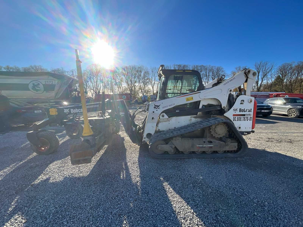 2020 BOBCAT T 870 + TRIMBLE GUIDED + GRADER 108 - Mini carregadeira de esteiras: foto 2 2020 BOBCAT T 870 + TRIMBLE GUIDED + GRADER 108 - Mini carregadeira de esteiras: foto 2