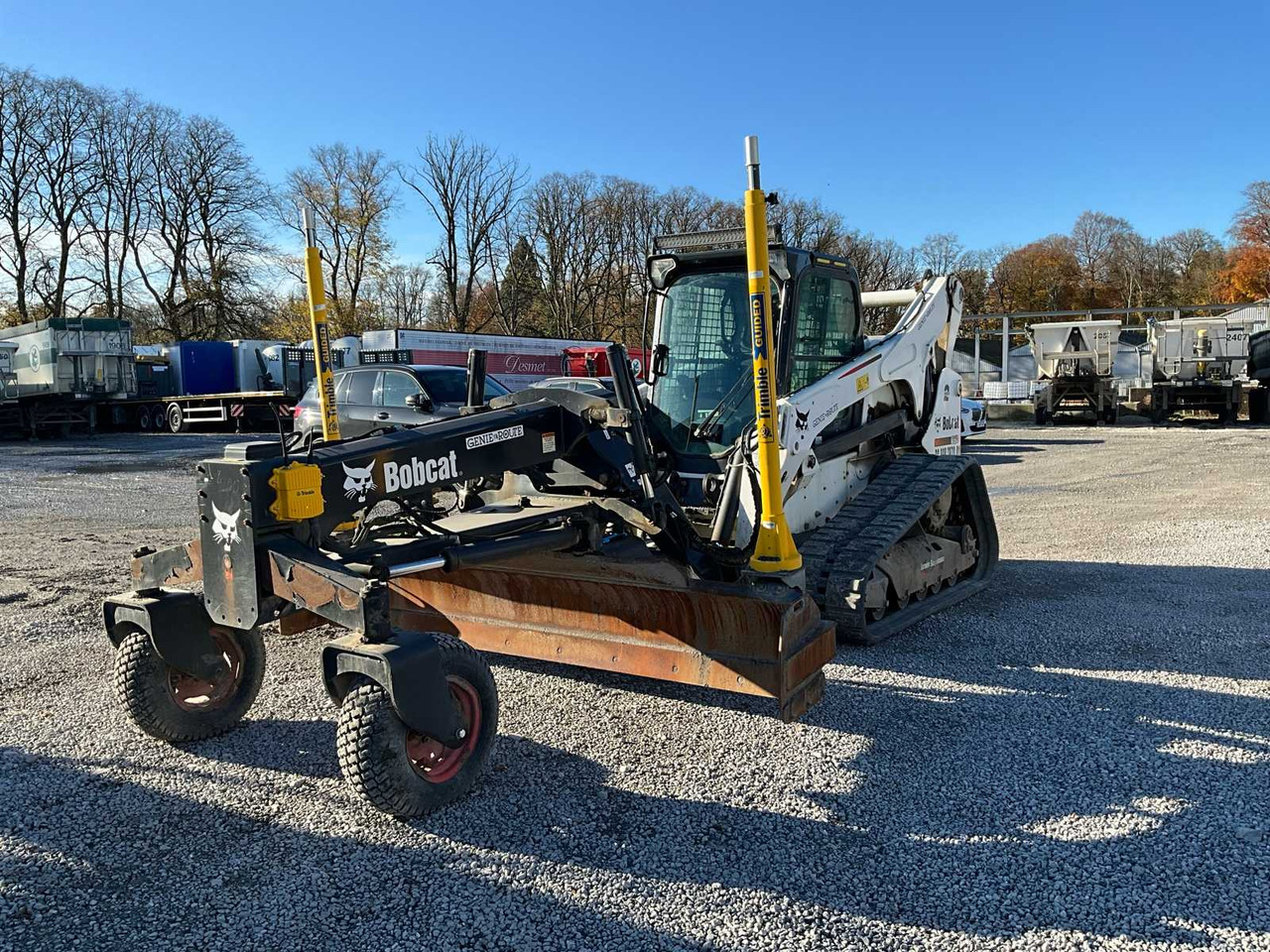 2020 BOBCAT T 870 + TRIMBLE GUIDED + GRADER 108 - Mini carregadeira de esteiras: foto 1 2020 BOBCAT T 870 + TRIMBLE GUIDED + GRADER 108 - Mini carregadeira de esteiras: foto 1