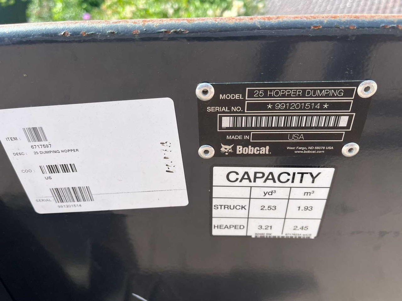 Bobcat 2,5M3 - Mini escavadeira: foto 4 Bobcat 2,5M3 - Mini escavadeira: foto 4