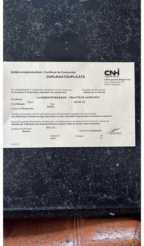 Trator Fiat 100-90 DT: foto 49