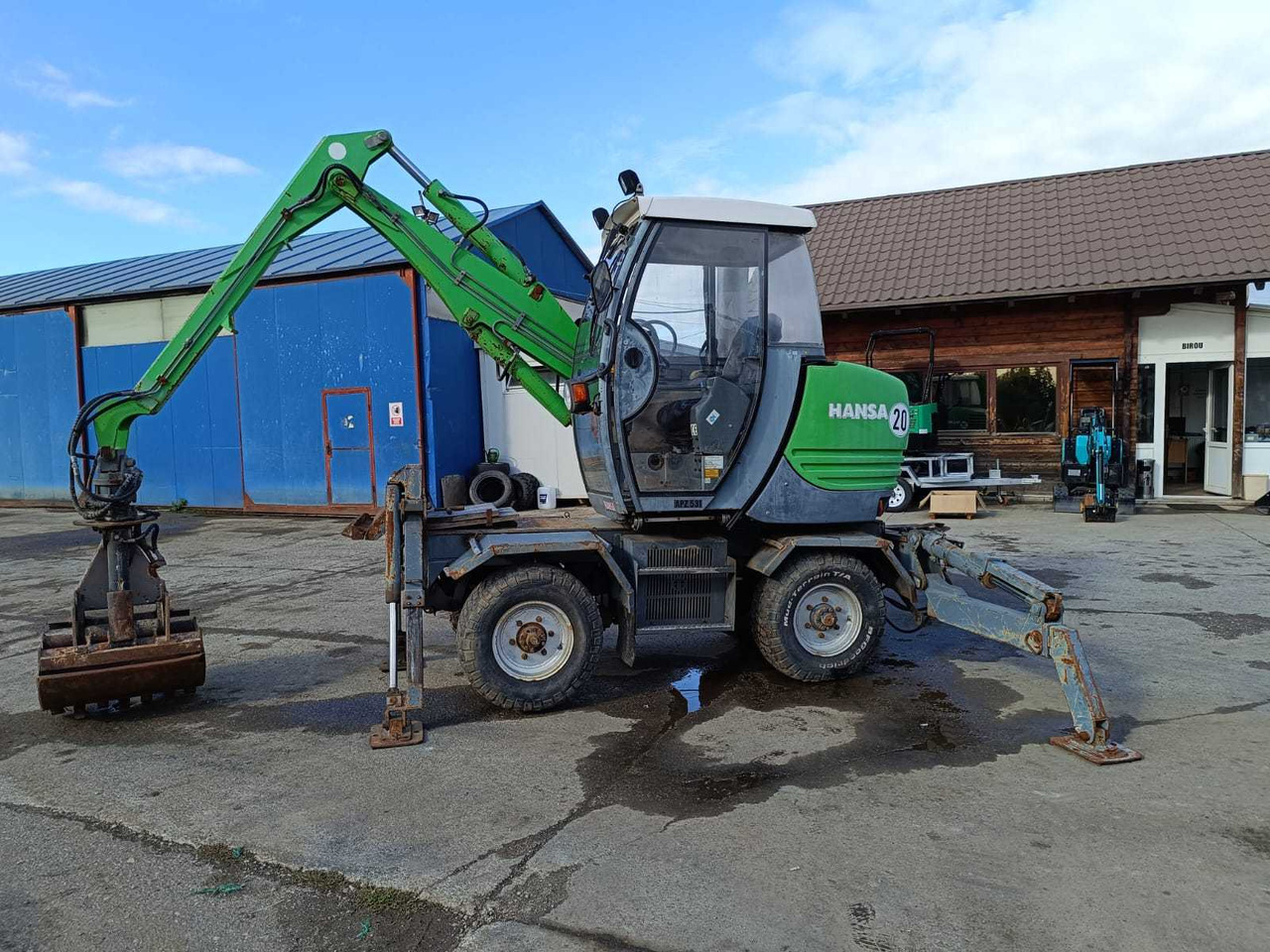 HANSA MASCHINENBAU - APZ 531 - WHEELED EXCAVATOR - 2003 - Escavadeira de rodas: foto 1 HANSA MASCHINENBAU - APZ 531 - WHEELED EXCAVATOR - 2003 - Escavadeira de rodas: foto 1